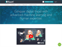 Tablet Screenshot of kount.com